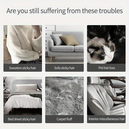 The "Glow Clean" Reusable Electrostatic Lint Eraser Brush Glow