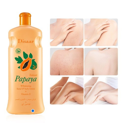 Disaar Papaya Extract Whitening Hand & Body Lotion (600ml) Glow