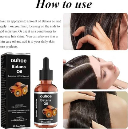 Batana Oil for Hair Growth & Repair (60ml) | Nutrient-Rich Batana