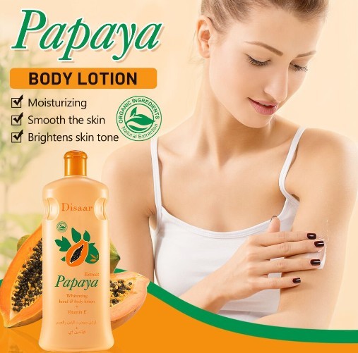 Disaar Papaya Extract Whitening Hand & Body Lotion (600ml) Glow